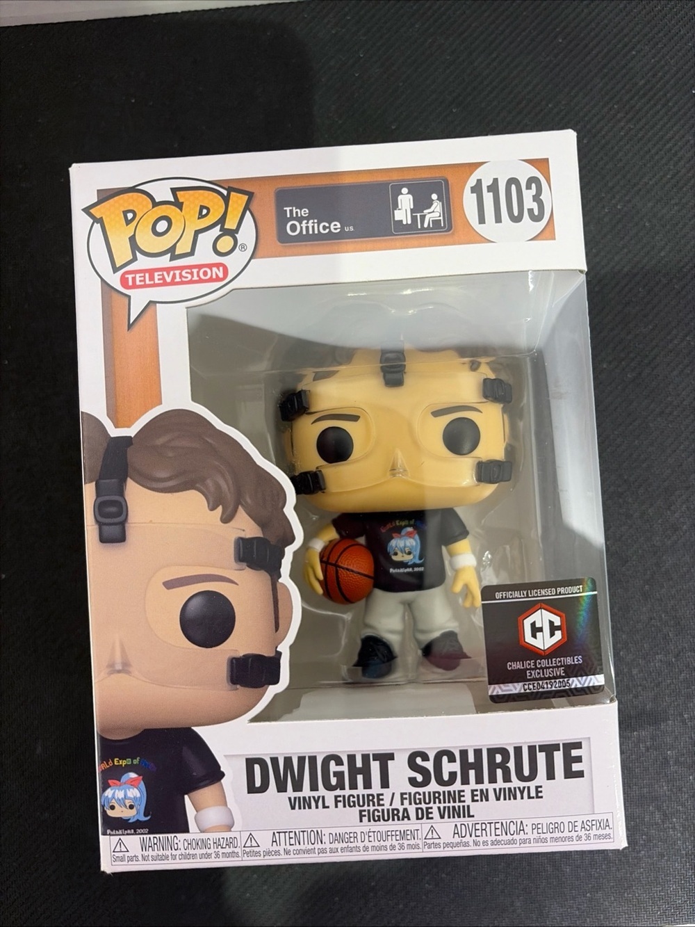 Funko POP! The Office Basketball Dwight Schrute Chalice Exclusive #1103